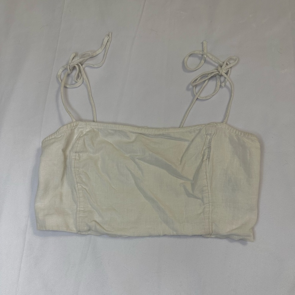 Abercrombie & Fitch Tie Strap Crop Top Size Small